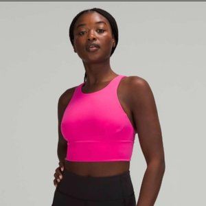 Lululemon Wunder Train Long-Line Bra *Medium Support, C/D Cups Sonic Pink